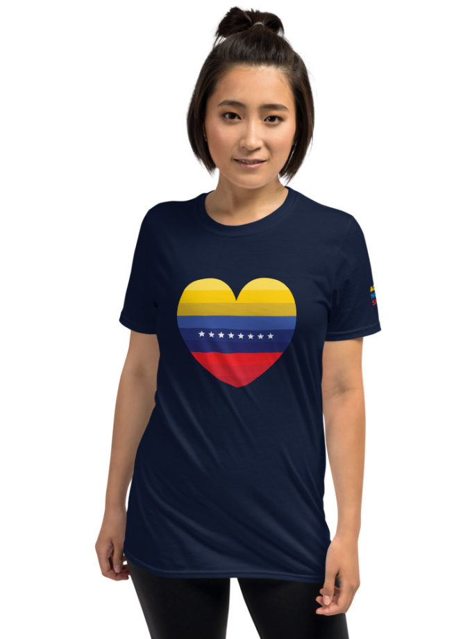 Corazón Venezuela - Short-Sleeve Unisex T-Shirt