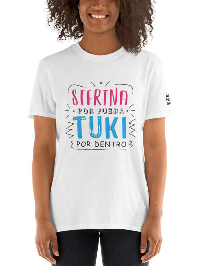 Sifrina por fuera Blanco- Short-Sleeve Unisex T-Shirt