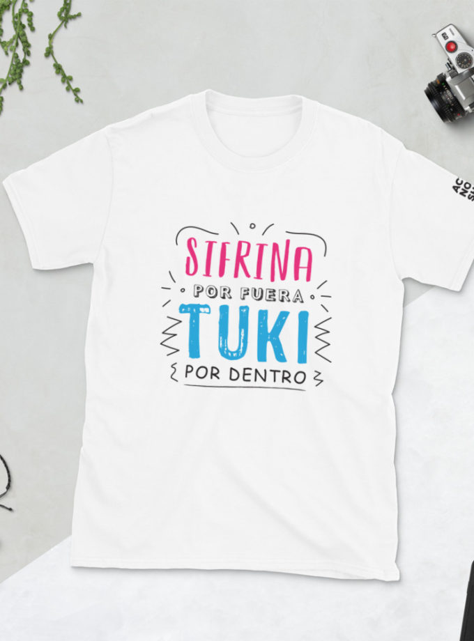 Sifrina por fuera Blanco- Short-Sleeve Unisex T-Shirt
