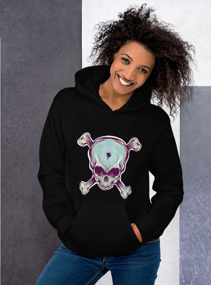Skull Lightning - Unisex Hoodie