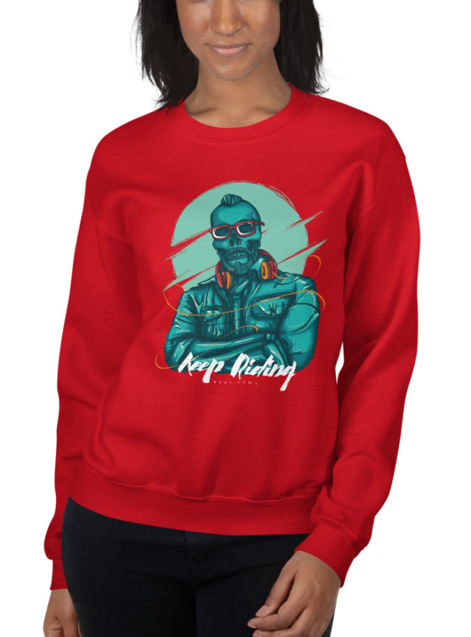 Keep Riding Skull - Unisex Sweatshirt
